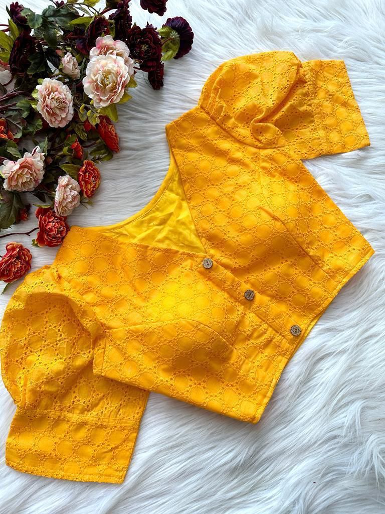 pure cotton football design hakoba blouse