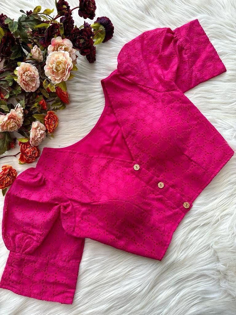 pure cotton football design hakoba blouse