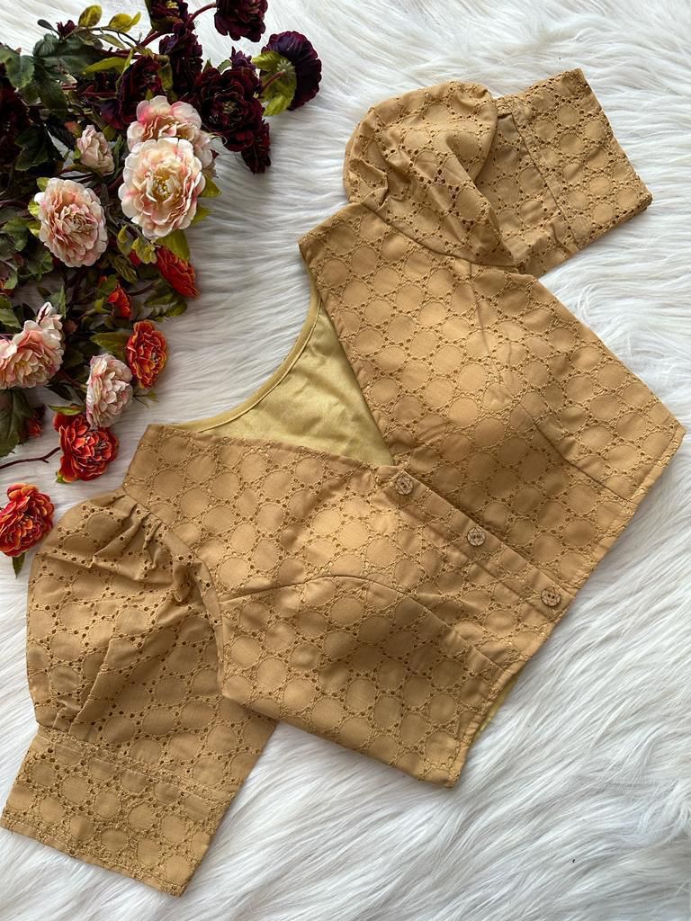 pure cotton football design hakoba blouse