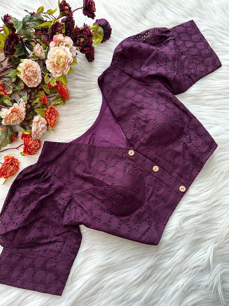 pure cotton football design hakoba blouse