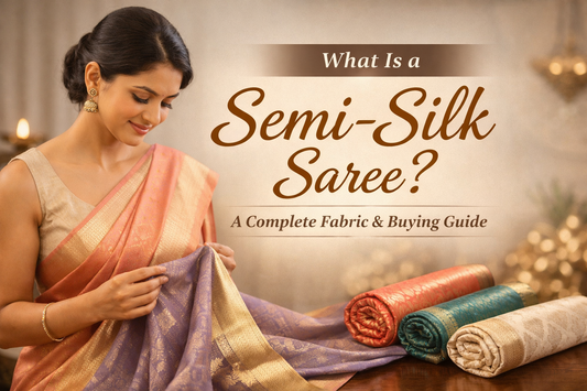 Vara Vastram's Guide to Semi-Silk Sarees: Fabric, Comfort, and Purchasing Advice