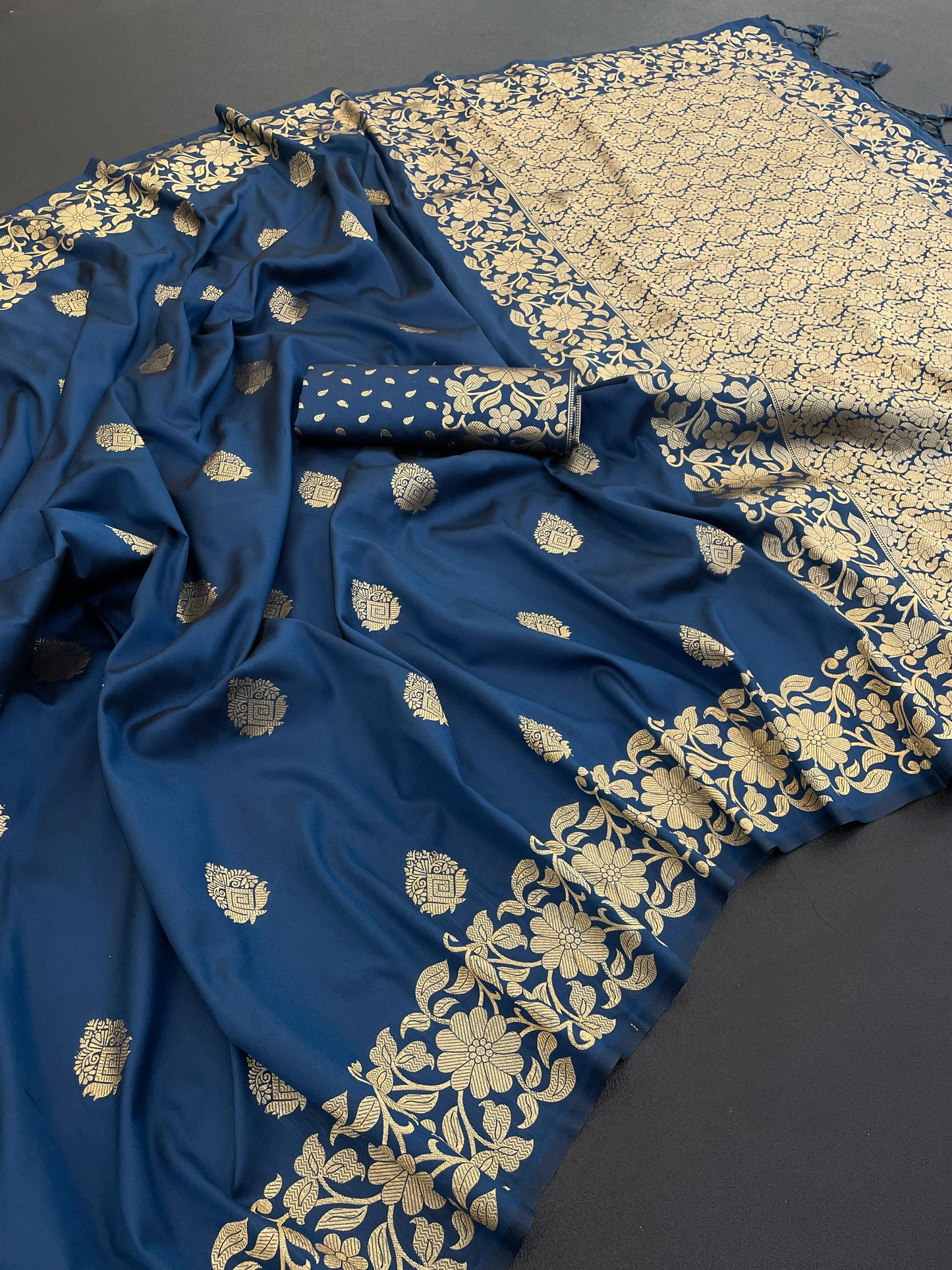 royal banarasi silk saree with golden zari work | wedding & festive wear | soft art silk saree with rich pallu & jacquard blouse | gift for her