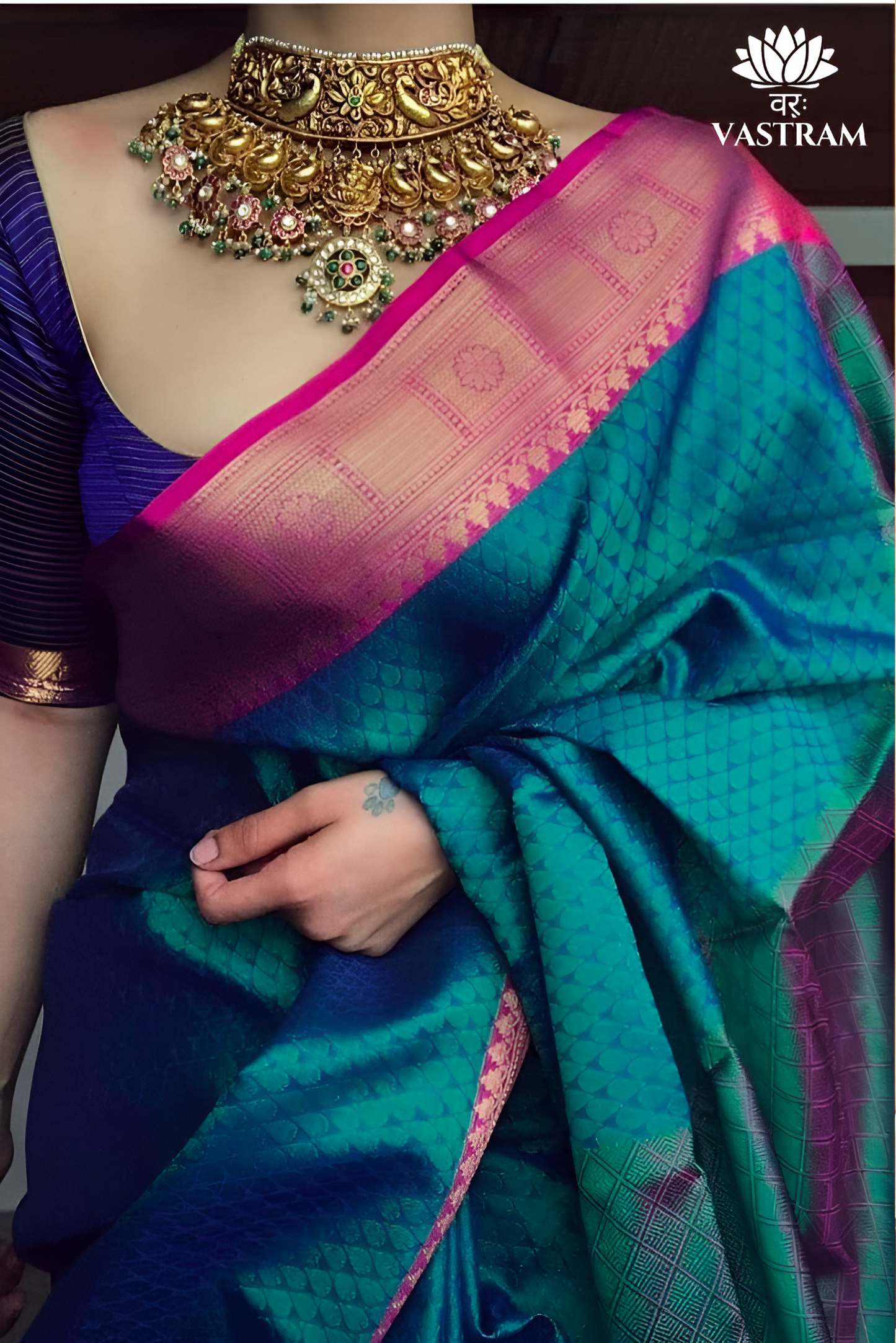 rama green and pink kanchipuram soft silk saree, south indian style, wedding saree, diwali festive wear, traditional ethnic ensemble