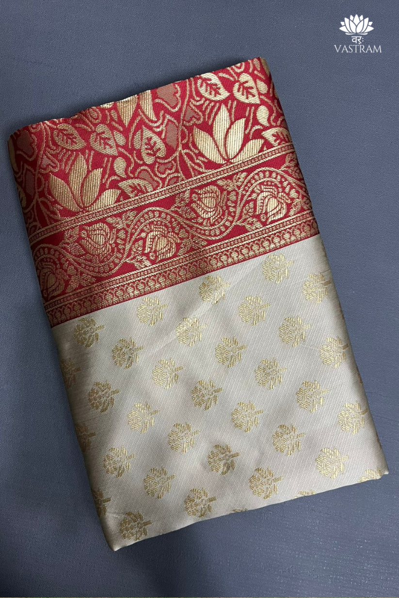 luxurious silk saree with stunning pallu and traditional zari.