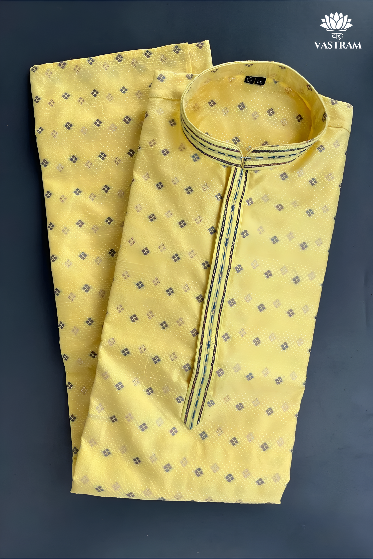 premium yellow cotton mens kurta pajama set | indian, pakistani wedding party wear mens kurta fast delivery to usa, australia