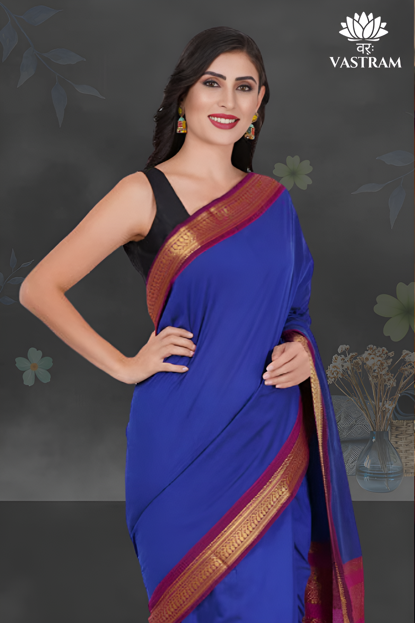 blue and maroon banarasi saree, saree with stitched blouse, indian wedding saree, south indian style, gifts for her, sarees usa