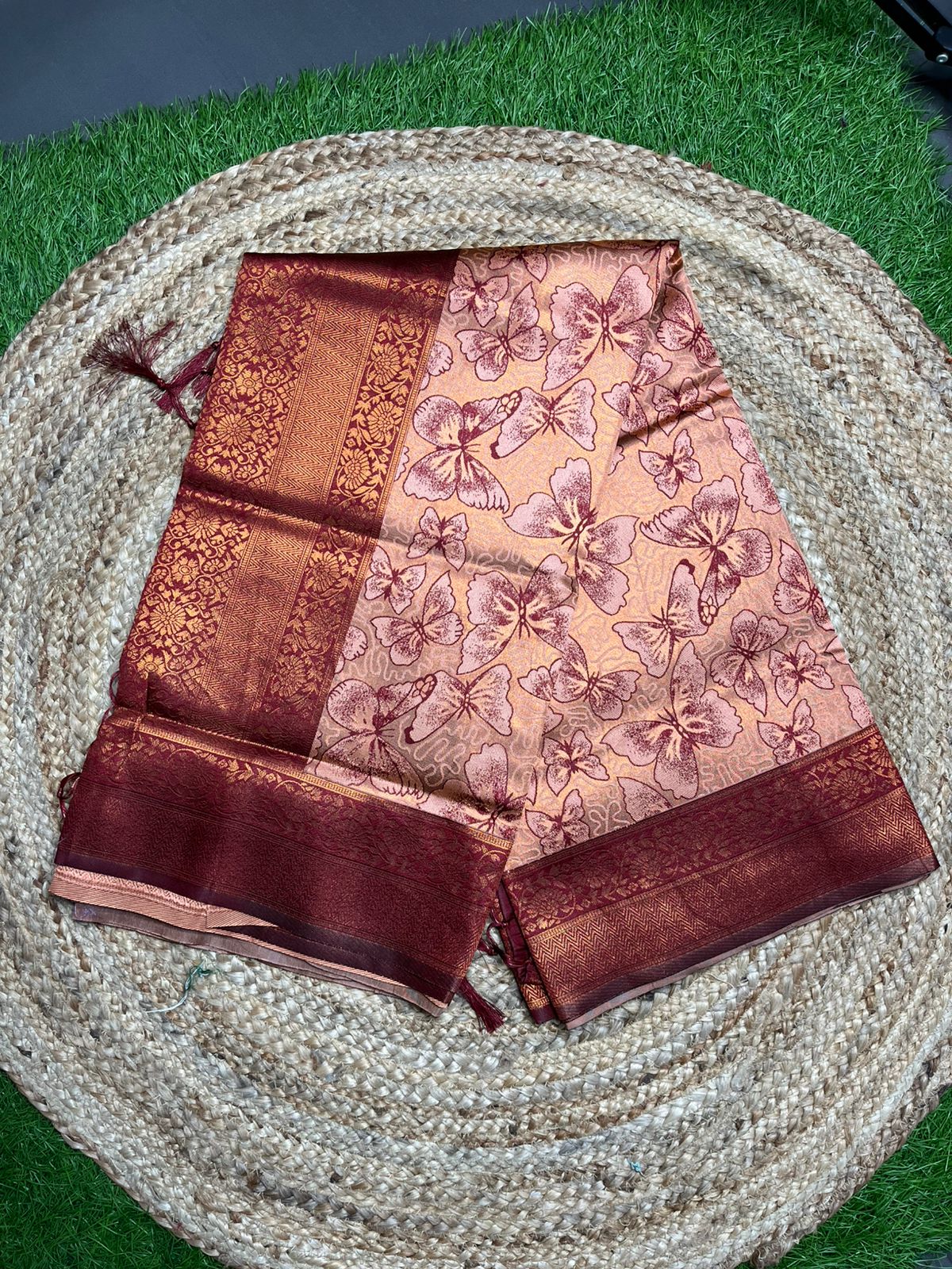 south indian butterfly style sarees a touch of grace in every drape  indian wedding saree, south indian style, handloom silk, gifts for her, traditional event saree