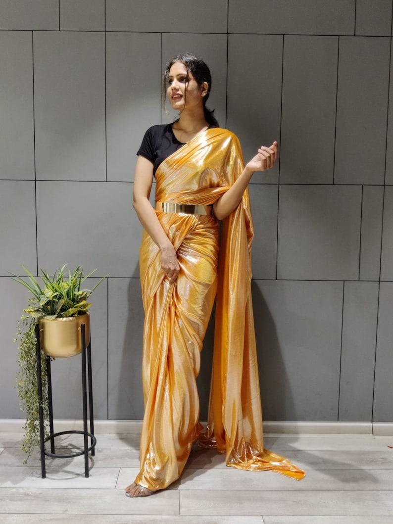 Ready To Wear Saree | Designer Masakkali Sparkle Saree | Saree with st –  Vara Vastram