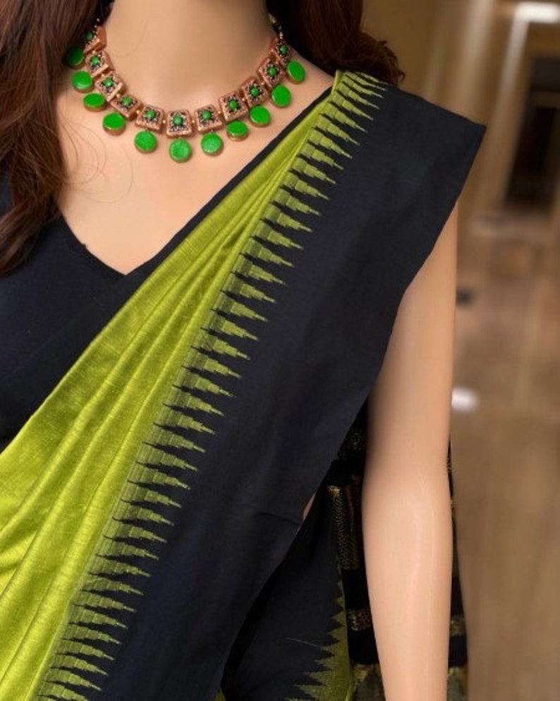 Buy Arpita Fashion Solid/Plain Bollywood Silk Blend Light Green Sarees  Online @ Best Price In India | Flipkart.com